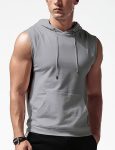 Men Workout Hooded Tank Top